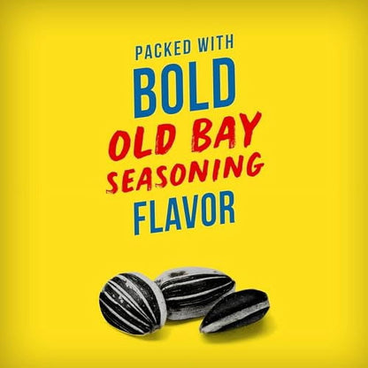 BIGS Old Bay Flavored Sunflower Seeds - 3 Pack - 5.35 Ounces Per Bag - In Mighty Merchandise Packaging