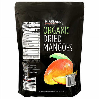 Kirkland Signature Organic Dried Mangoes 2.5 Pounds