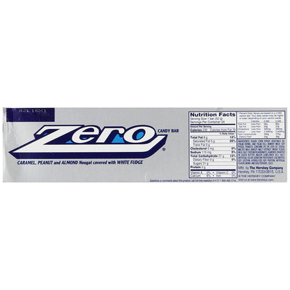 Zero Candy Bars, 1.85 Oz., 24 Count