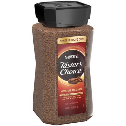 Nescafe Taster's Choice House Blend Instant Coffee, 14 Ounce Jar