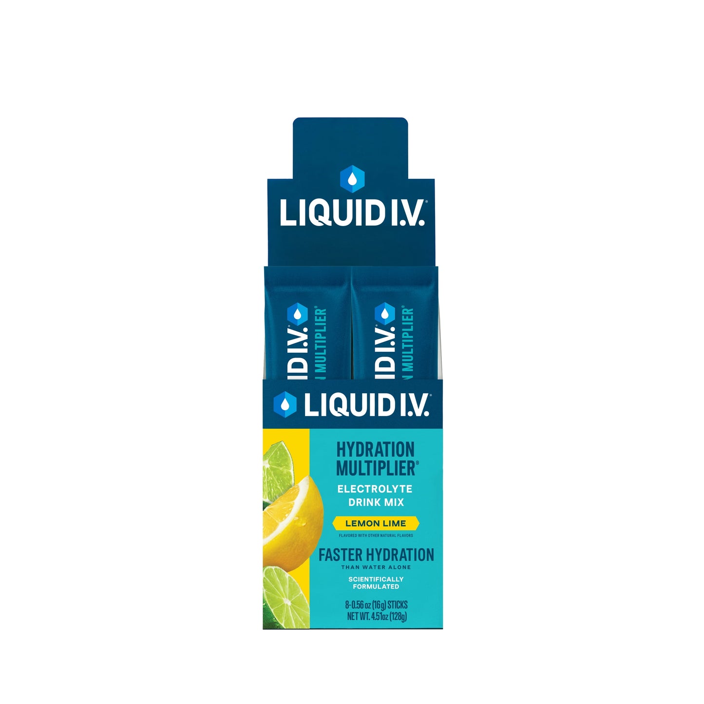 Liquid I.V. Hydration Multiplier, Lemon Lime, 8 Ct