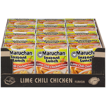 Maruchan, Instant Lunch Lime Chili Chicken Noodles Soup, 3 oz, 12 Ct