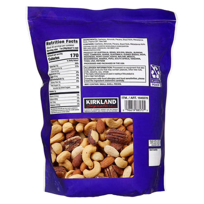 Kirkland Signature Extra Fancy Mixed Nuts Salted 2.5 Pounds