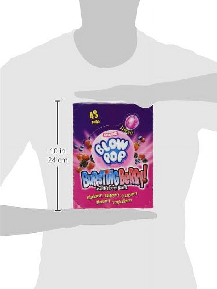 Charms Blow Pops, Bursting Berry Flavor, 48-Count Box