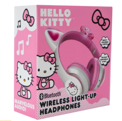 Hello Kitty Bluetooth Wireless Light-Up Headphones