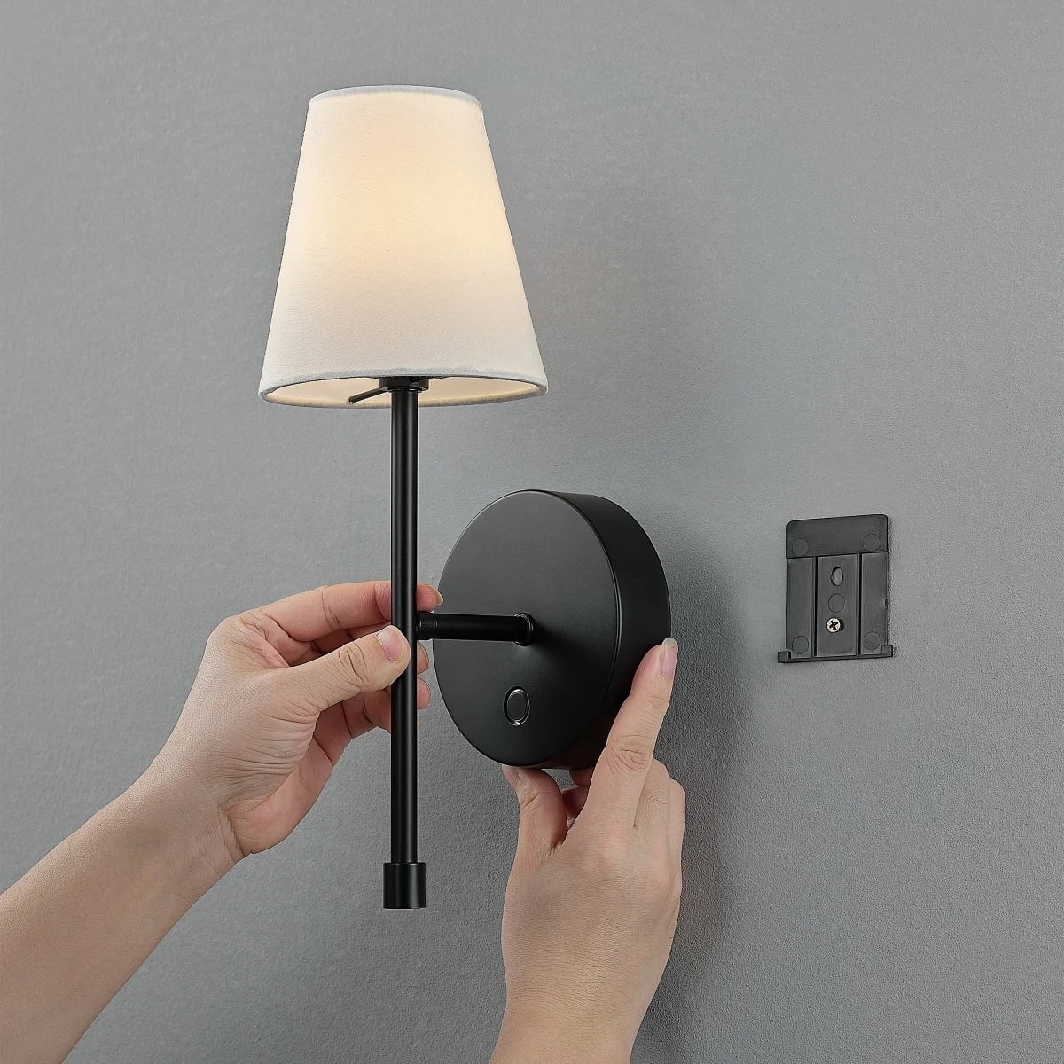 Globe Electric Wireless Rechargeable LED Integrated Wall Sconce (2 Pack)