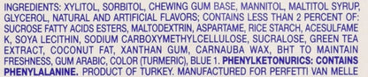 Mentos Pure Fresh Sugar-Free Chewing Gum, Wintergreen, 50 Ct, (6 Pk, 300 Total Pieces)
