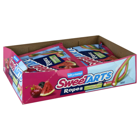 Sweetarts Ropes Collision Watermelon Berry 3.5oz 12 Count