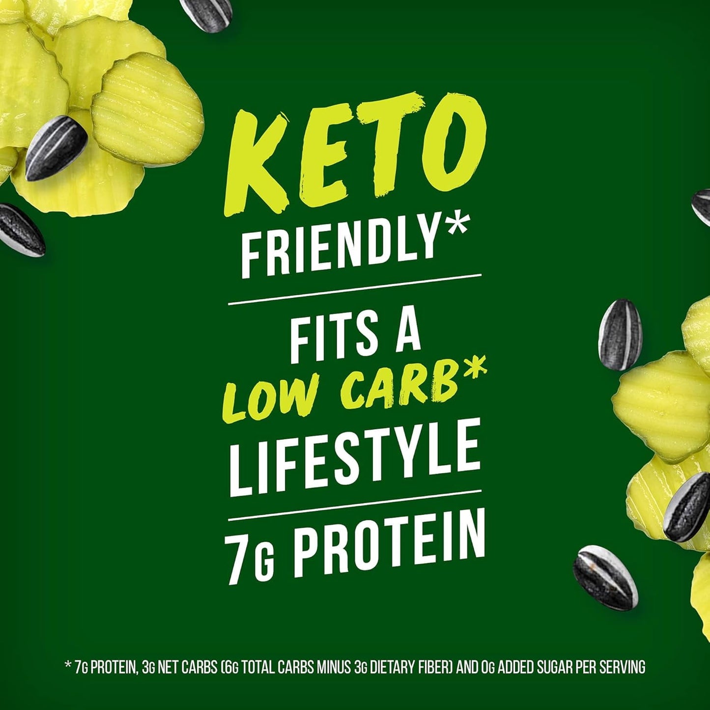 BIGS Vlasic Dill Pickle Sunflower Seeds, 4-Pack (3.6 oz. Each), Keto Friendly Low Carb Snack, Roasted in USA, Bold Crunchy Flavor, Protein On-the-Go, 14.4 oz. Total