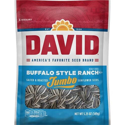 David Sunflower Seeds Variety Pack, 13 Flavors, 5.25 Ounce Each, 1 Bag per Flavor