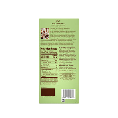 Lindt Dubai Style Milk Chocolate Candy with Pistachio & Kadayif, 5.3 oz. Bar