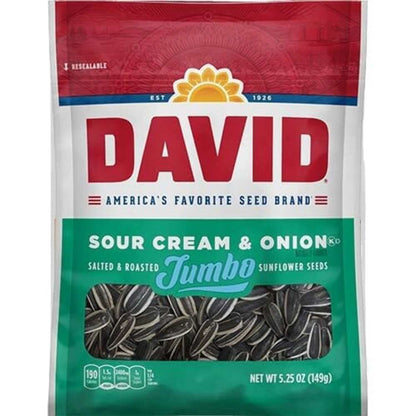 David Sunflower Seeds Variety Pack, 13 Flavors, 5.25 Ounce Each, 1 Bag per Flavor
