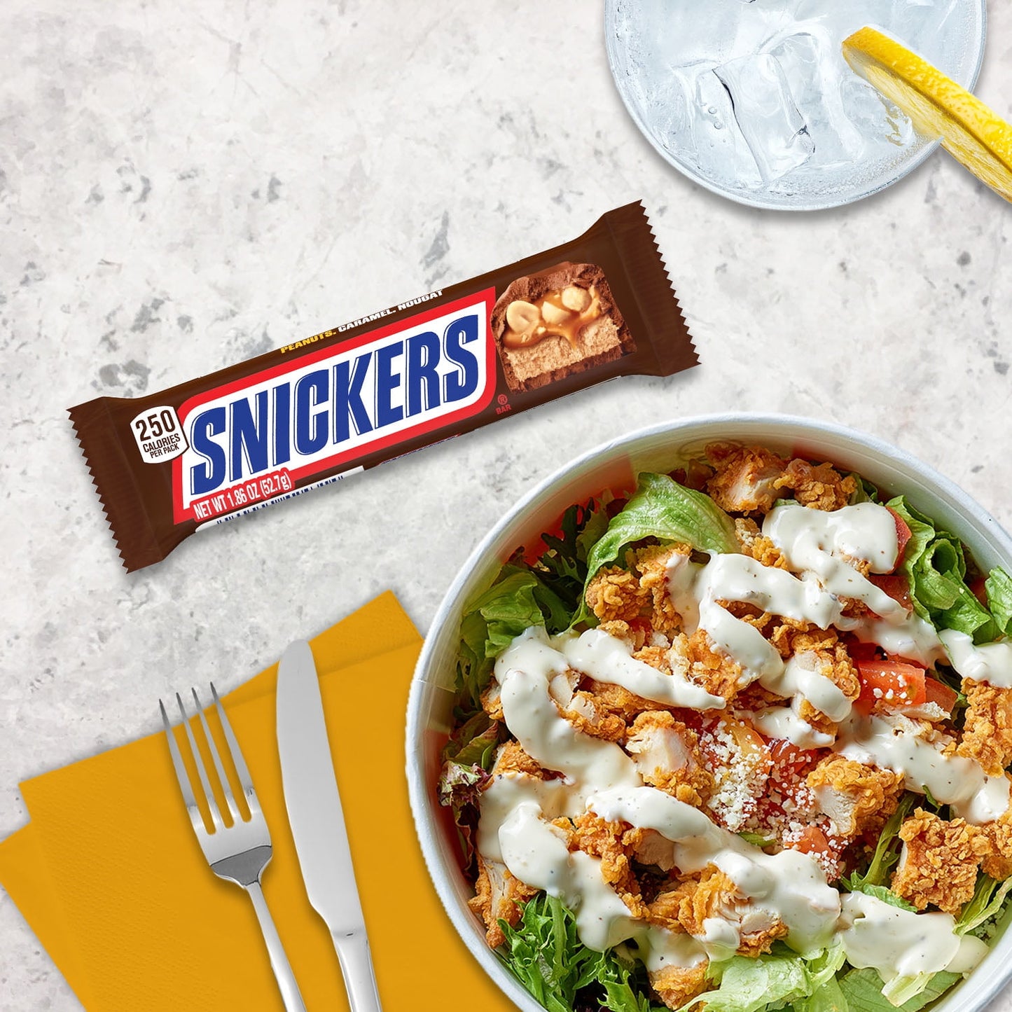 Snickers Full Size Bulk Chocolate Candy Bars - 1.86 oz Bar - 48 ct Box