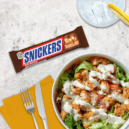 Snickers Full Size Bulk Chocolate Candy Bars - 1.86 oz Bar - 48 ct Box