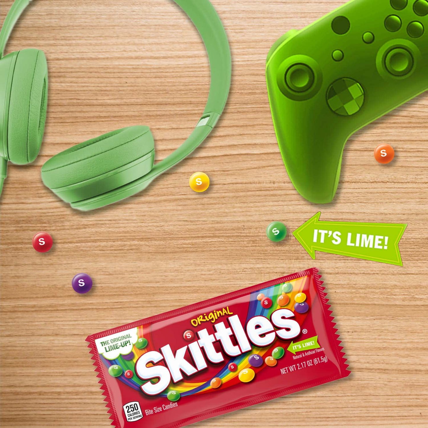 Skittles Original Chewy Candy, Full Size - 2.17 oz, 36 Bulk Candy pack