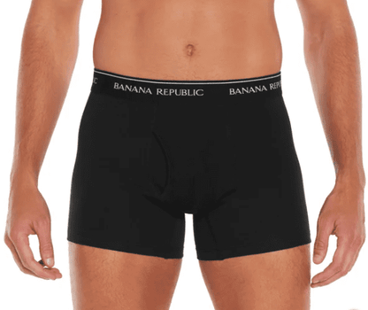 Banana Republic Men's Boxer Brief, 3-Pack, Black