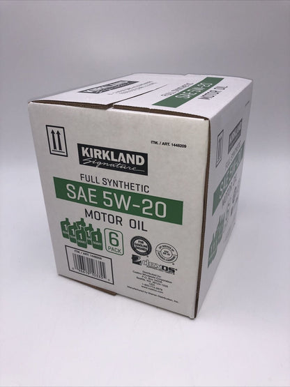Kirkland Signature 1-Quart 5W-20 Full Synthetic Motor Oil - 6 pack