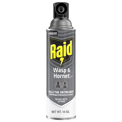 Raid Killer 33 Outdoor Wasp and Hornet Insecticide Value Pack, 14 oz, 2 Count