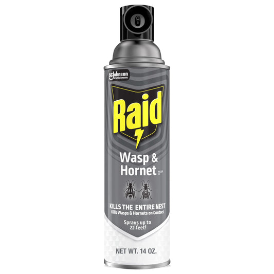Raid Killer 33 Outdoor Wasp and Hornet Insecticide Value Pack, 14 oz, 2 Count
