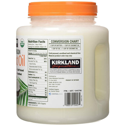 Kirkland Signature Organic Virgin Coconut Oil 84 Fluid Ounce