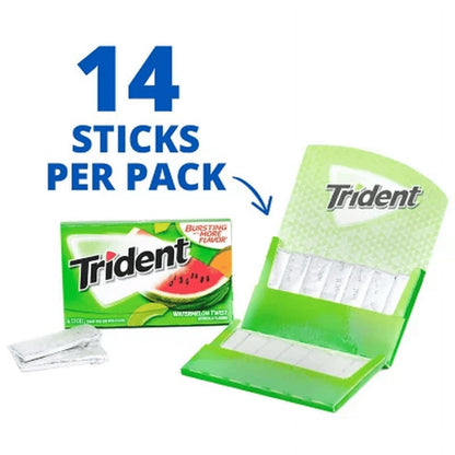 Trident Fruit Variety Pack Sugar Free Gum (14 per Pk., 20 Pk.)