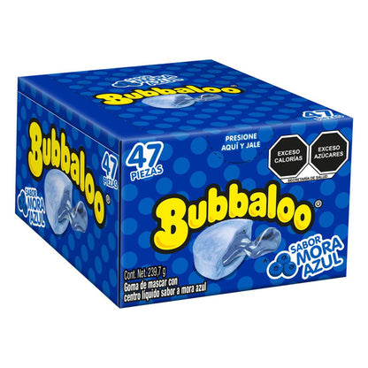 Bubbaloo Gum Blueberry 47pck (Mexico)