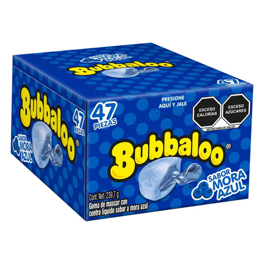 Bubbaloo Gum Blueberry 47pck (Mexico)