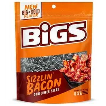 Bigs, Sunflower Seeds, Bacon Salt Sizzlin' Bacon (Pack of 3)