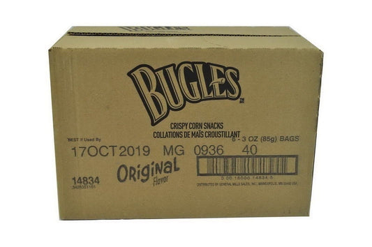 (Price/CASE)Bugles Original Flavor 3 Ounces Per Bag - 6 Per Case