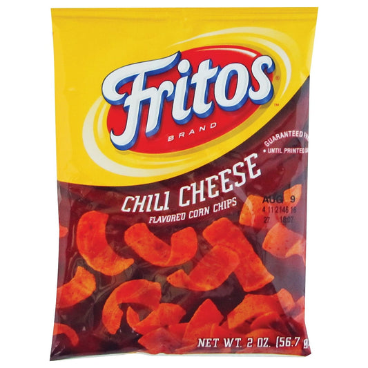 Fritos Chili Cheese Single Serve Corn Chips, 2 oz - Case of 64