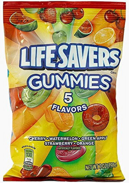 Life Savers Gummies Five Flavors, 7 ounce -- 12 per case