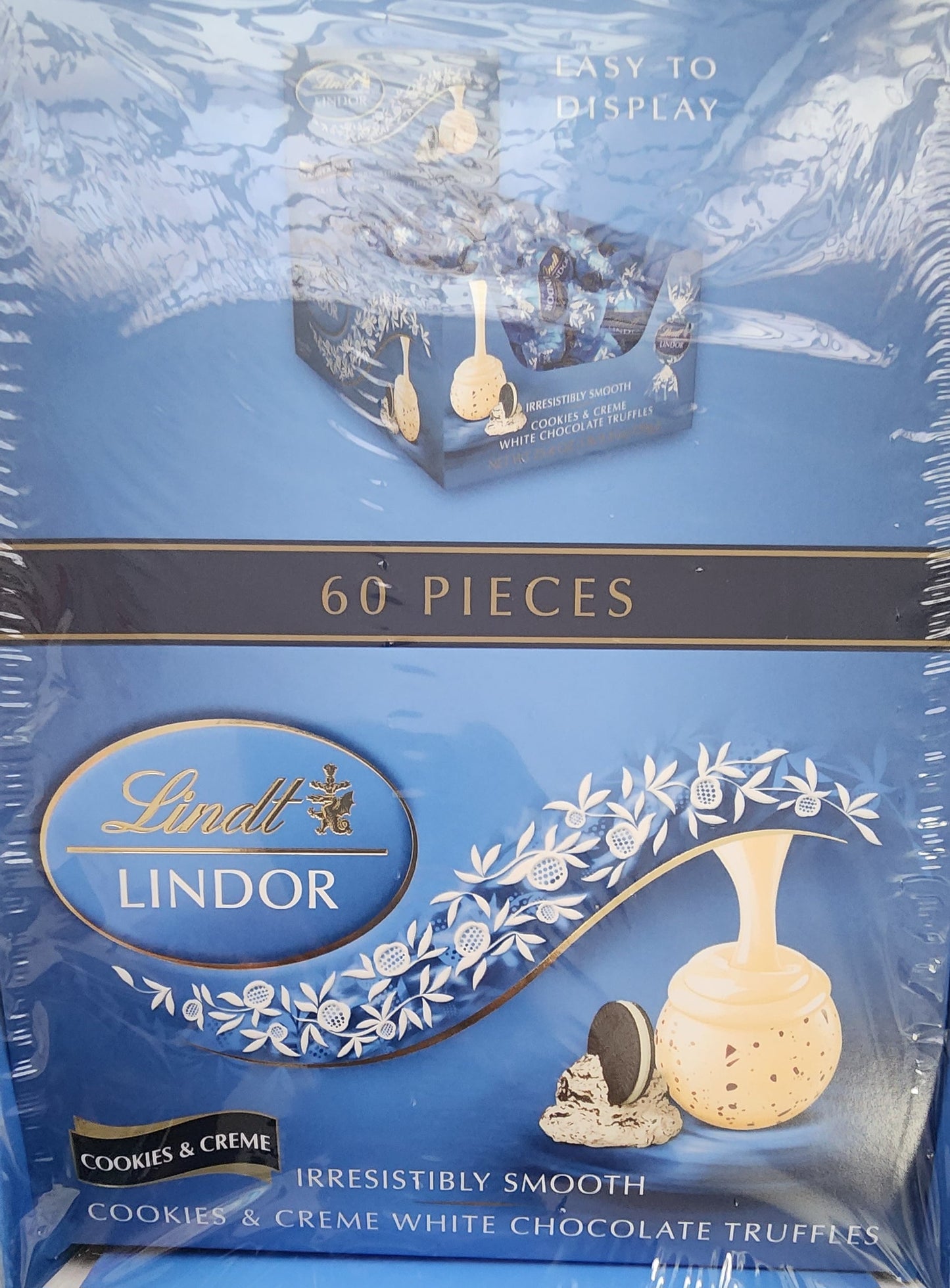 Lindt Cookies & Creme White Truffle 60 Count