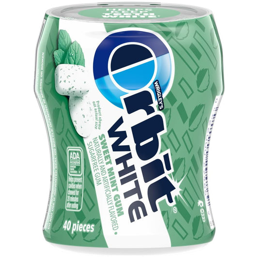 ORBIT White Sweet Mint Sugar Free Gum, 6 Pack