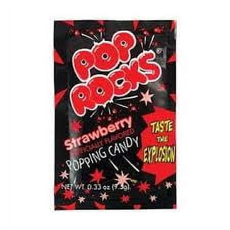 Pop Rocks Strawberry Popping Candy .33 oz (Pack of 24)