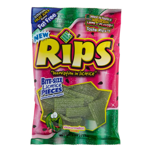 Rips Bite-Size Watermelon Pieces, 4 Oz (Case of 12)