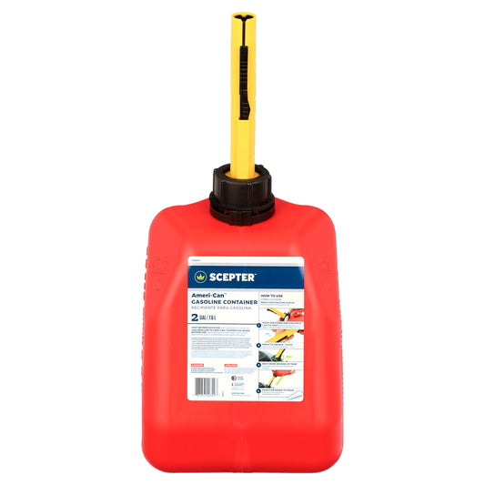 Scepter Ameri-Can 2 Gallon Gas Can, FG4G211, Red