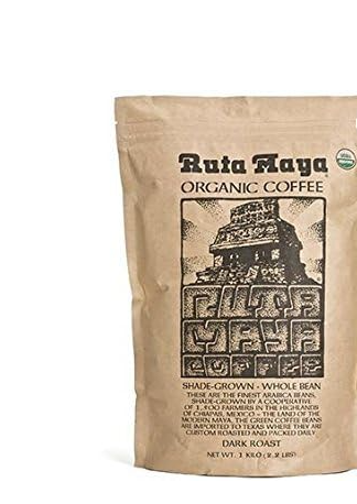 Ruta Maya Organic Coffee Dark Roast Whole Bean 2 Count - 2.2 Lbs. Each