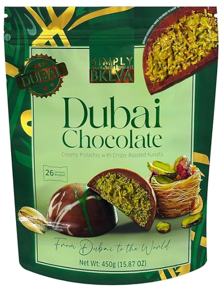 Simply Bklva Dubai Chocolate Pistachio Dome, 15.87 Ounce