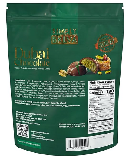 Simply Bklva Dubai Chocolate Pistachio Dome, 15.87 Ounce