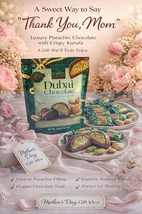 Simply Bklva Dubai Chocolate Pistachio Dome, 15.87 Ounce