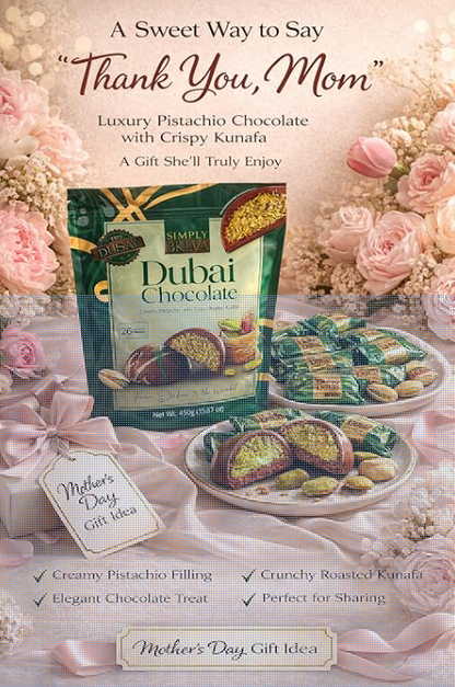 Simply Bklva Dubai Chocolate Pistachio Dome, 15.87 Ounce