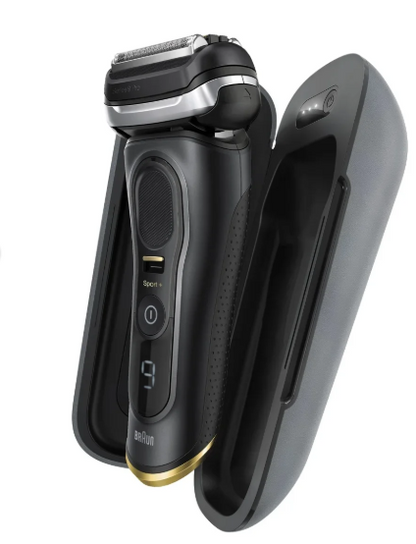 Braun Series 9 Sport+ Electric Shaver with Clean & Charge System and PowerCase