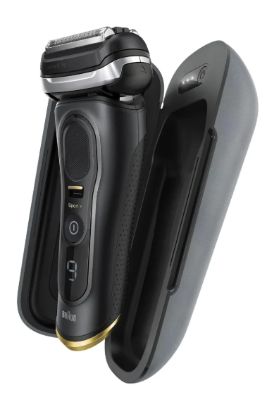 Braun Series 9 Sport+ Electric Shaver with Clean & Charge System and PowerCase