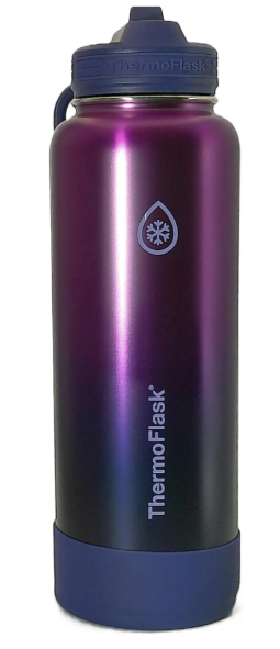 ThermoFlask 40oz Stainless Steel Water Bottle, 2-pack