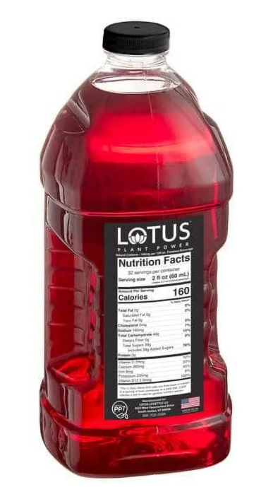 Lotus Plant Power 5:1 Energy Concentrate 64 fl. oz. (Pink)