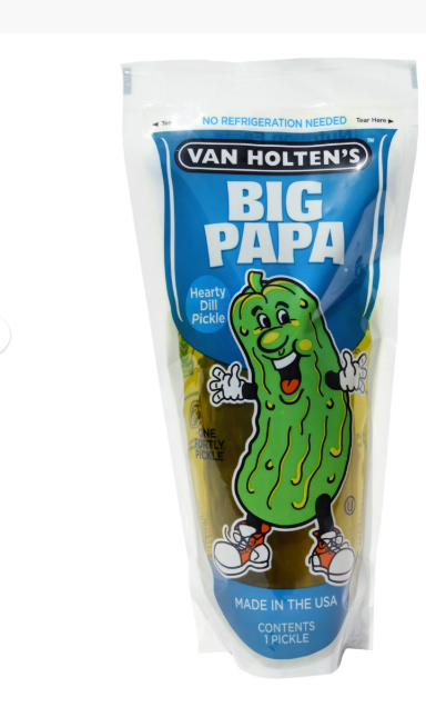 Van Holten's Pickles - Big Papa Pickle-In-A-Pouch - 12 Pack