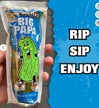 Van Holten's Pickles - Big Papa Pickle-In-A-Pouch - 12 Pack