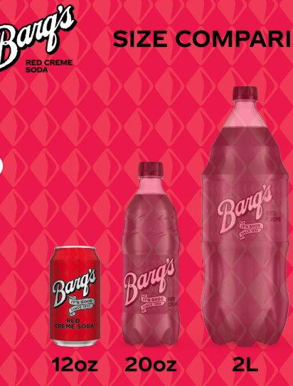 Barq's Red Creme Soda Fridge Pack Cans, 12 Fl Oz (Pack Of 12)