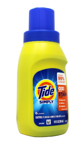 3 Pack - Tide Simply + Oxi Liquid Laundry Detergent, Refreshing Breeze, 6 loads, 10 fl oz