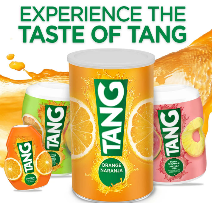 Tang Orange Naturally Flavored Powdered Soft Drink Mix, 4.5 lb Canister